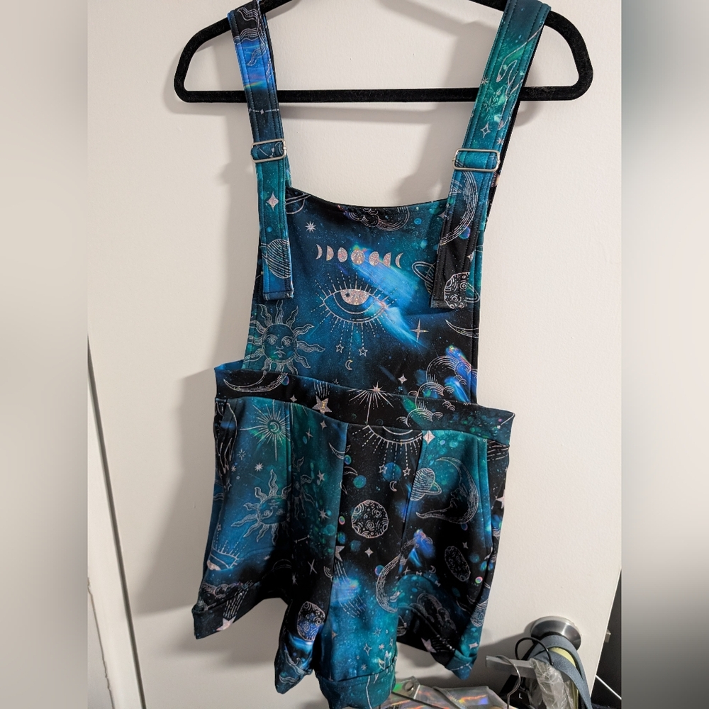 Black Milk Moon Child Shortalls Large